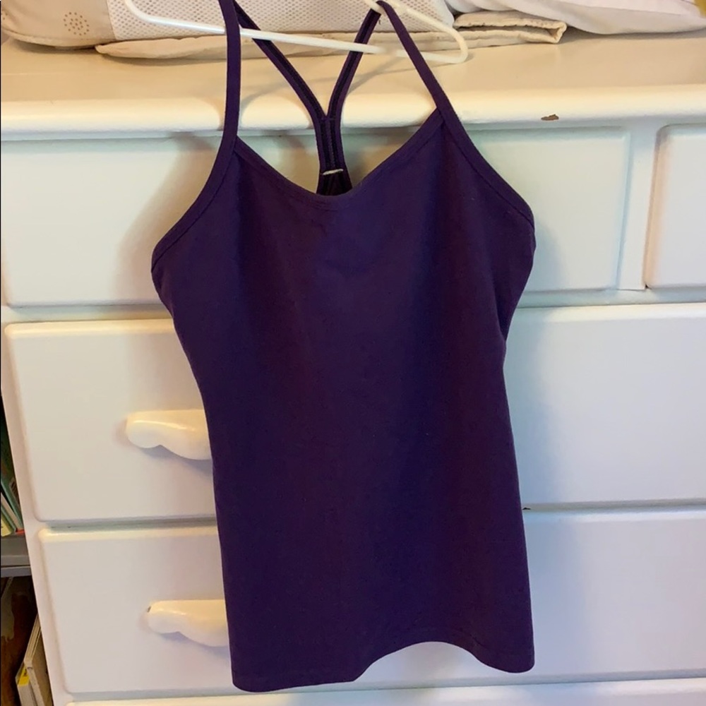 Lululemon flow Y tank top in dark purple